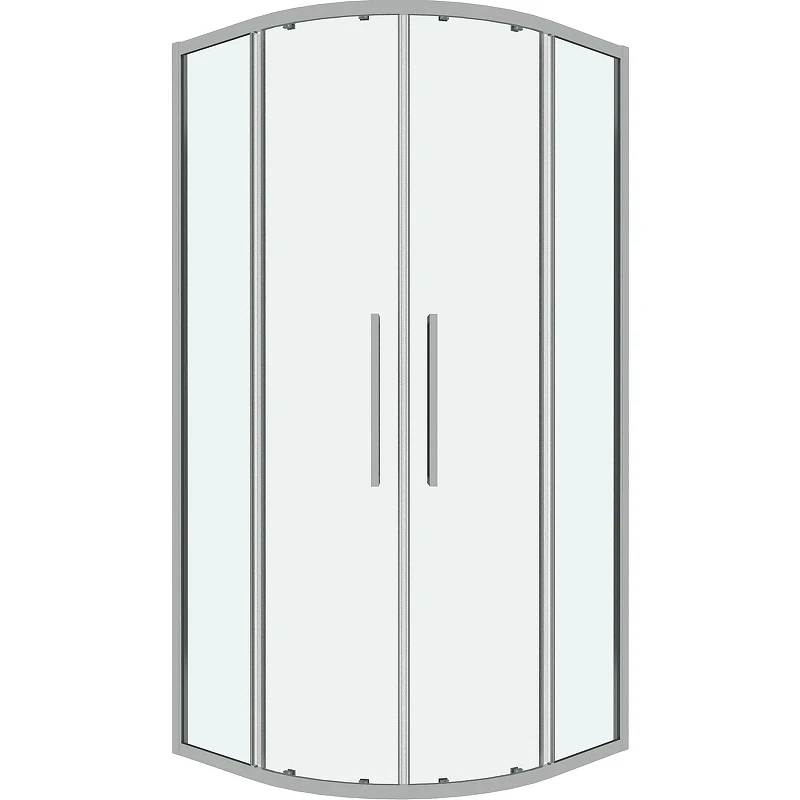 Душевой уголок Grossman Cosmo 80х80 301.K33.02.8080.10.00 профиль Хром стекло прозрачное