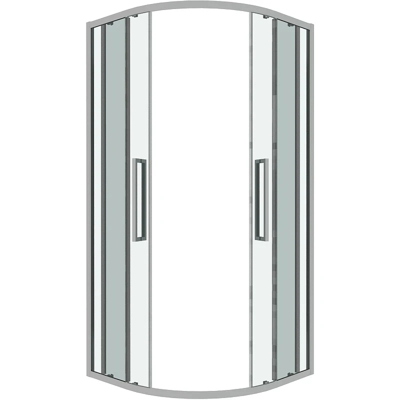 Душевой уголок Grossman Cosmo 80х80 301.K33.02.8080.10.00 профиль Хром стекло прозрачное