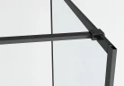 Душевая перегородка Abber AG60100B 100x200 профиль Черный стекло прозрачное