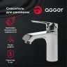 Смеситель для раковины Agger Merry A1302100 Хром латунь