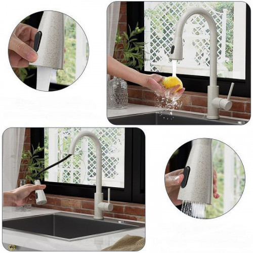 Смеситель для кухни Alveus Primrose PS Carbon G91 1148264 Черный латунь