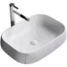 Раковина-чаша Ceruttispa 57 CR0086 MMW1 СТ9546 Белый матовый мрамор фарфор накладная