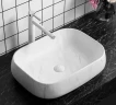 Раковина-чаша Ceruttispa 57 CR0086 MMW1 СТ9546 Белый матовый мрамор фарфор накладная