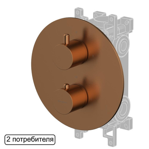 Смеситель для душа Whitecross Y copper brushed Y1236CPB цвет Медь брашированная