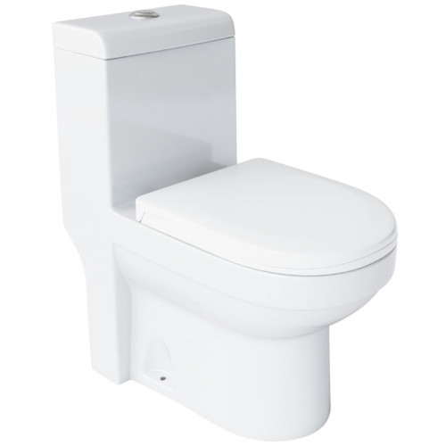 Унитаз моноблок Laguraty 2100AW с бачком и сиденьем Микролифт фаянс напольный