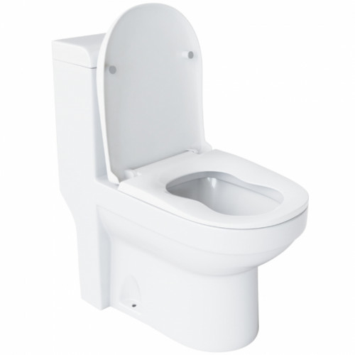 Унитаз моноблок Laguraty 2100AW с бачком и сиденьем Микролифт фаянс напольный