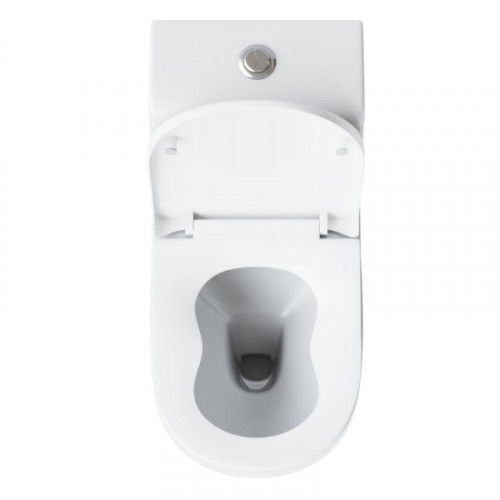 Унитаз моноблок Laguraty 2100AW с бачком и сиденьем Микролифт фаянс напольный