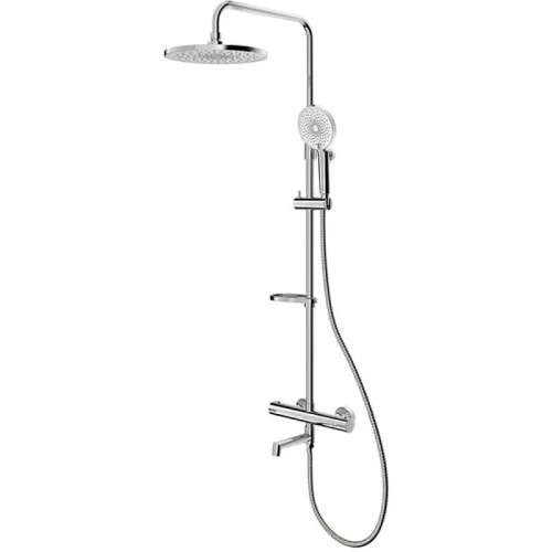 Душевая система Milardo Ideal Spa ILSSBTHM06 с термостатом Хром