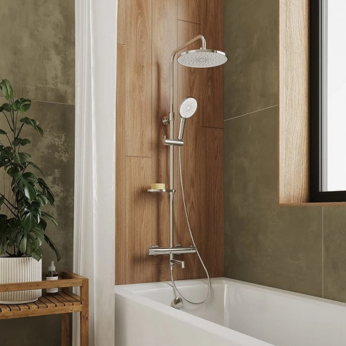 Душевая система Milardo Ideal Spa ILSSBTHM06 с термостатом Хром