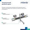 Душевая система Milardo Ideal Spa ILSSBTHM06 с термостатом Хром