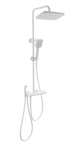 Душевая система Wonzon & Woghand Muse WW-B4132-A-MW с термостатом цвет Белый матовый