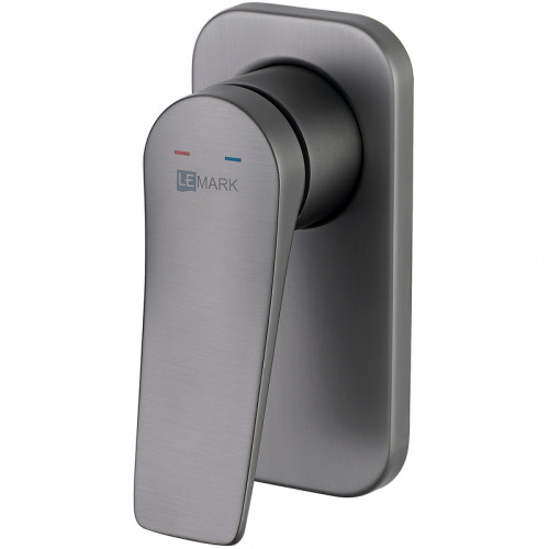 Смеситель для душа Lemark Bronx LM3723GM Графит латунь встраиваемый