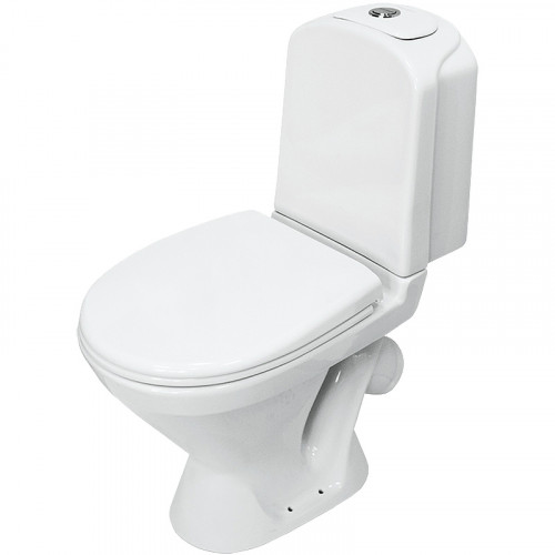 Унитаз-компакт Sanita Luxe Classic DM WC.CC/Classic/2-DM/WHT.G/S1 с бачком и сиденьем Микролифт