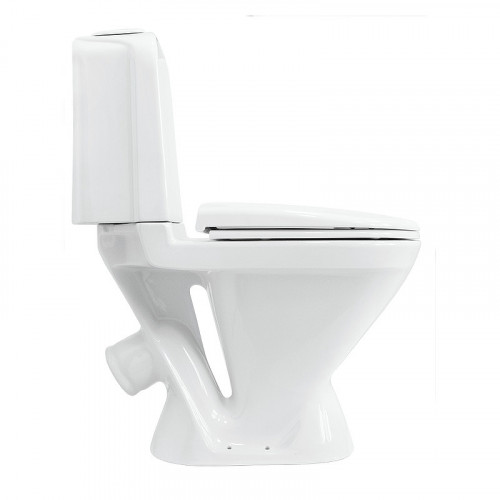 Унитаз-компакт Sanita Luxe Classic DM WC.CC/Classic/2-DM/WHT.G/S1 с бачком и сиденьем Микролифт