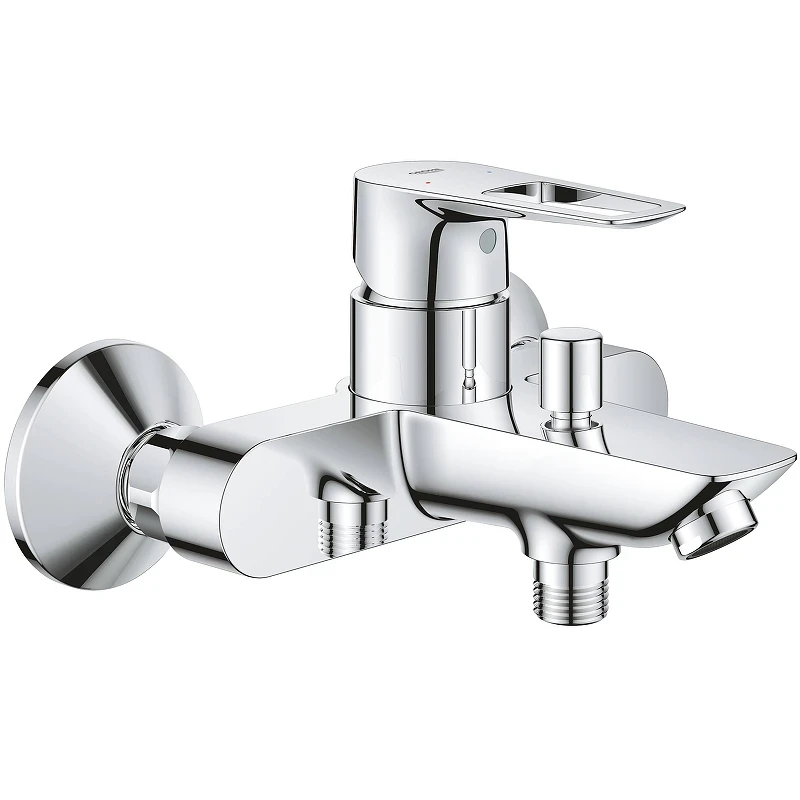 Смеситель для ванны Grohe BauLoop 23602001 Хром латунь на стену