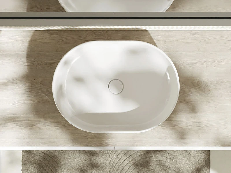 Раковина-чаша Hansgrohe Xuniva U 55 60166450 Белая накладная