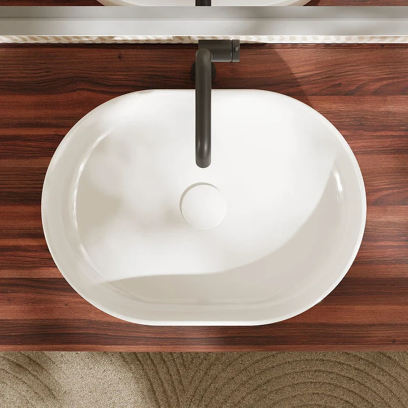 Раковина-чаша Hansgrohe Xuniva U 55 60166450 Белая накладная