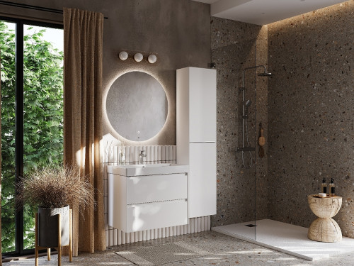 Шкаф пенал Roca Ona 40 A857635509 подвесной Белый матовый