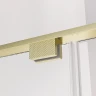 Душевая дверь Veconi Premium Alassio G 140 AL-140-00-G-C4 профиль цвет Брашированное золото стекло прозрачное осветленное