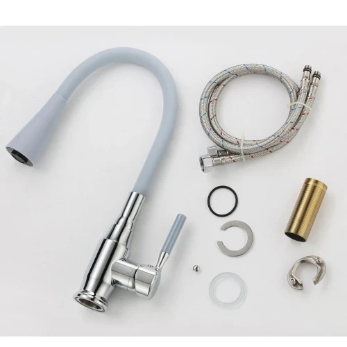 Смеситель для кухни Savol S-2805AM04 цвет Хром Серый