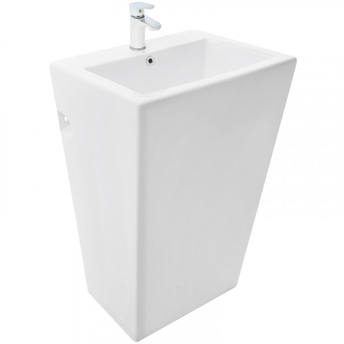 Раковина WeltWasser Leerbach 4438 GL-WT 46 10000005488 Белый глянец фаянс напольный