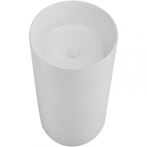 Раковина SantiLine 45 SL-4014 Белая фаянс напольный