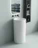 Раковина SantiLine 45 SL-4014 Белая фаянс напольный