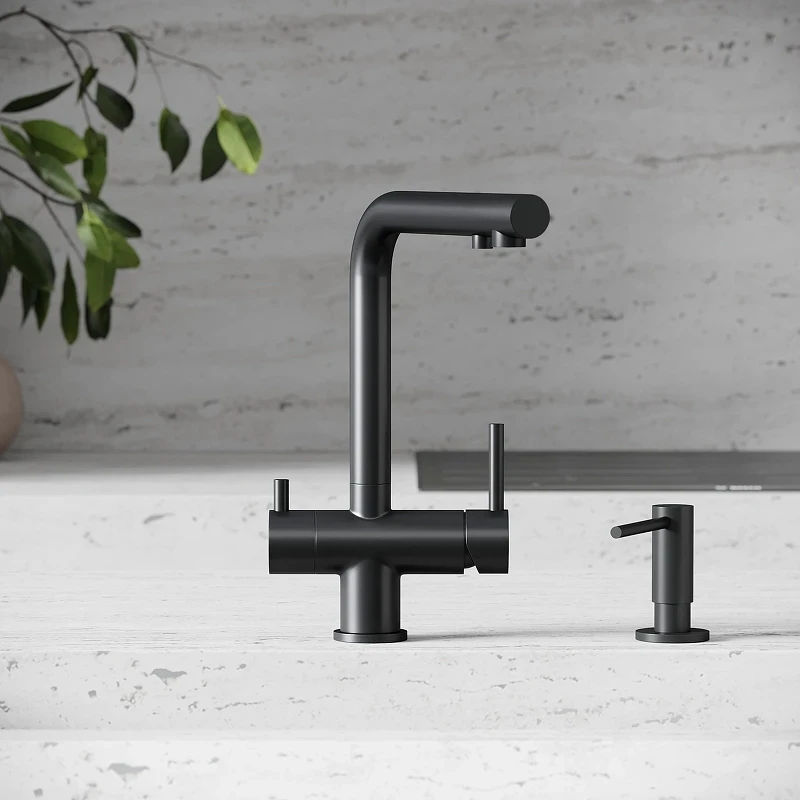 Смеситель для кухни Sancos Foster SC4014MB цвет Черный матовый
