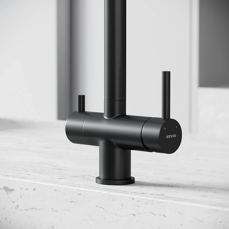 Смеситель для кухни Sancos Foster SC4014MB цвет Черный матовый