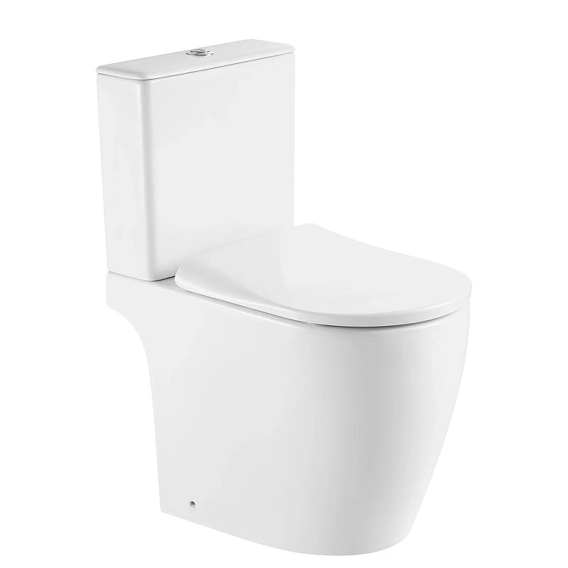 Унитаз компакт Black&White W-6650 6650W с бачком и сиденьем Микролифт
