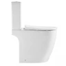 Унитаз компакт Black&White W-6650 6650W с бачком и сиденьем Микролифт