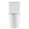 Унитаз компакт Black&White W-6650 6650W с бачком и сиденьем Микролифт