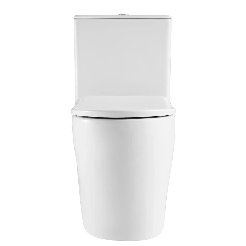 Унитаз компакт Black&White W-6650 6650W с бачком и сиденьем Микролифт