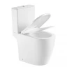 Унитаз компакт Black&White W-6650 6650W с бачком и сиденьем Микролифт