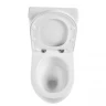 Унитаз компакт Black&White W-6650 6650W с бачком и сиденьем Микролифт
