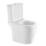Унитаз компакт Black&White W-6650 6650W с бачком и сиденьем Микролифт