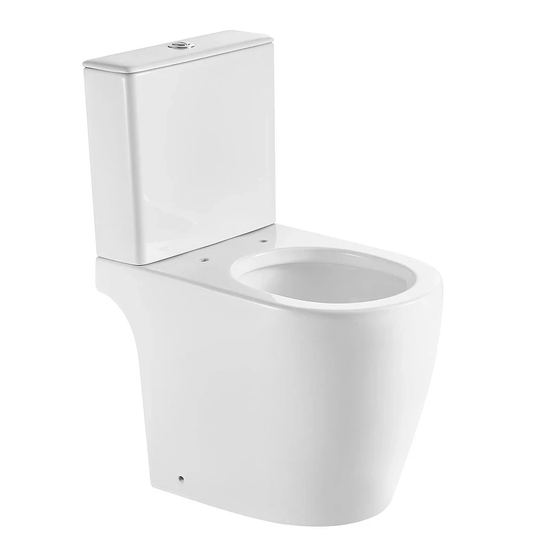 Унитаз компакт Black&White W-6650 6650W с бачком и сиденьем Микролифт