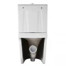 Унитаз компакт Black&White W-6650 6650W с бачком и сиденьем Микролифт