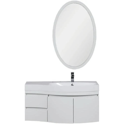 Комплект мебели для ванной Aquanet Опера 115 R 169418 Белый МДФ / ЛДСП
