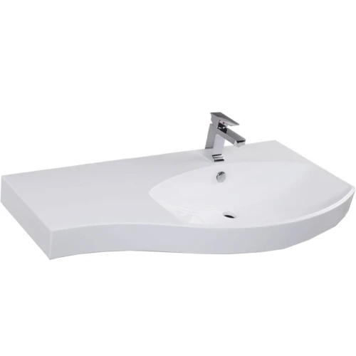 Комплект мебели для ванной Aquanet Опера 115 R 169418 Белый МДФ / ЛДСП