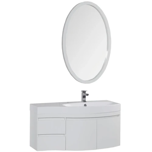 Комплект мебели для ванной Aquanet Опера 115 R 169418 Белый МДФ / ЛДСП