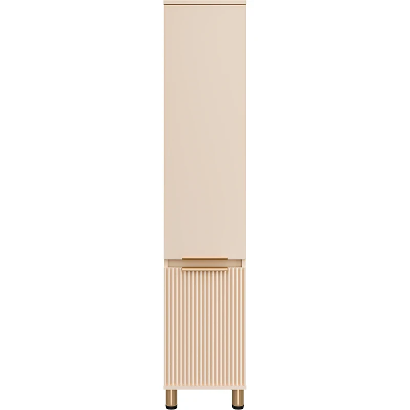 Шкаф пенал Brevita Enfida 35 R ENF-05035-030P Бежевый матовый МДФ / ЛДСП