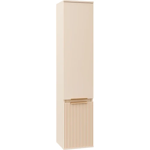 Шкаф пенал Brevita Enfida 35 R ENF-05035-030P Бежевый матовый МДФ / ЛДСП