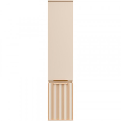 Шкаф пенал Brevita Enfida 35 R ENF-05035-030P Бежевый матовый МДФ / ЛДСП