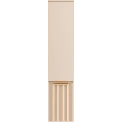 Шкаф пенал Brevita Enfida 35 R ENF-05035-030P Бежевый матовый МДФ / ЛДСП
