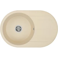 Кухонная мойка Aquaton Амира 78 1A712932AI290 Шампань искусственный камень (литьевой мрамор) встраиваемый