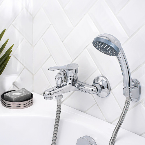 Смеситель для ванны Ростовская Мануфактура Сантехники SL86-009 Хром