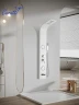 Душевая панель Ceruttispa Twin W CT9985 с гидромассажем Белая