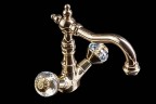 Смеситель для раковины Boheme Flora 292-FL Золото латунь
