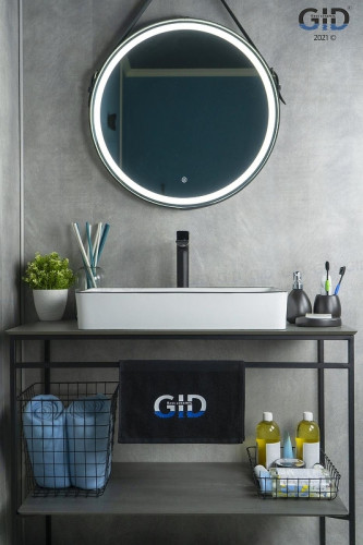 Раковина-чаша Gid Geometrico 60 Nc9399 52225 цвет Белый Черный